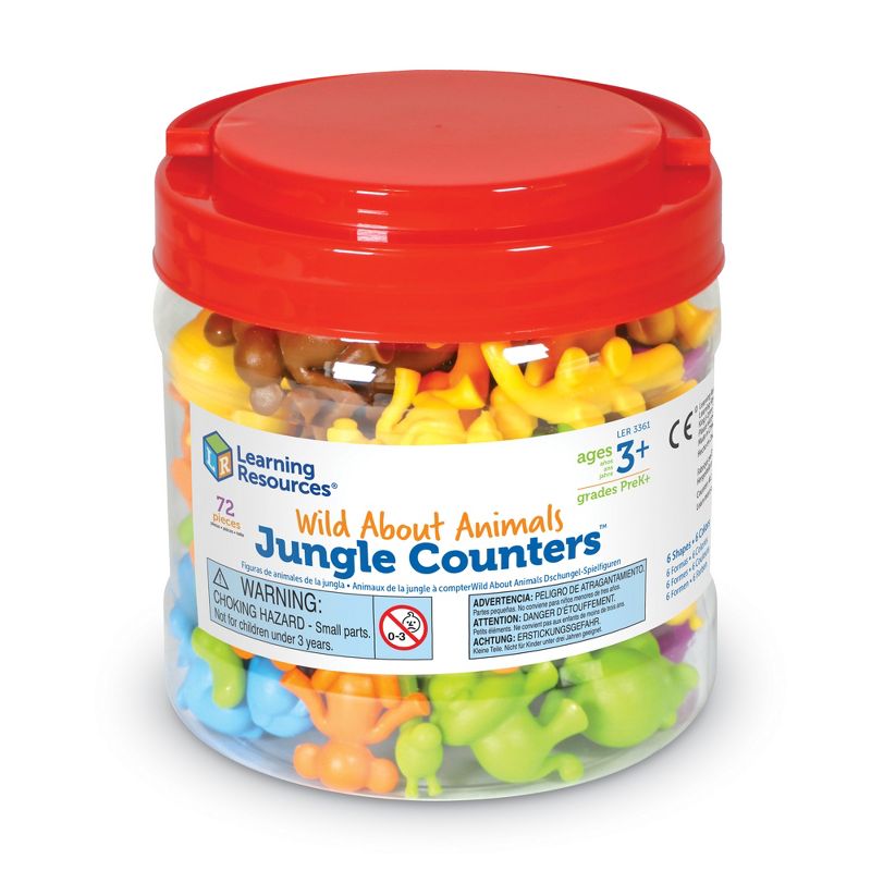 Learning Resources Wild About Animals, Jungle Counters, 3 of 6