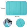 PiccoCasa Household Absorbent Memory Foam Coral Velvet Non-slip Bath Mats - 3 of 4