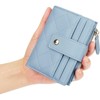 FATMOON Women’s Bifold Leather Wallet with Zip Coin Pocket - Easy to Use Card Holder for Credit Cards, ID, Cash & Coins - 2 of 4