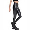 Women's Joyce High-waisted Liquid Leggings - mono b - 3 of 4