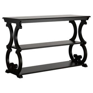 Ravenswood Carved Detail Console Table - Black - Inspire Q