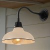 JONATHAN Y Aurora Farmhouse Industrial Indoor/Outdoor Iron LED Gooseneck Arm Outdoor Sconce - 2 of 4