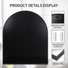 Arched Wall Mirror with Aluminum Frame for Bathroom, Bedroom, Living Room, Entryway - 4 of 4