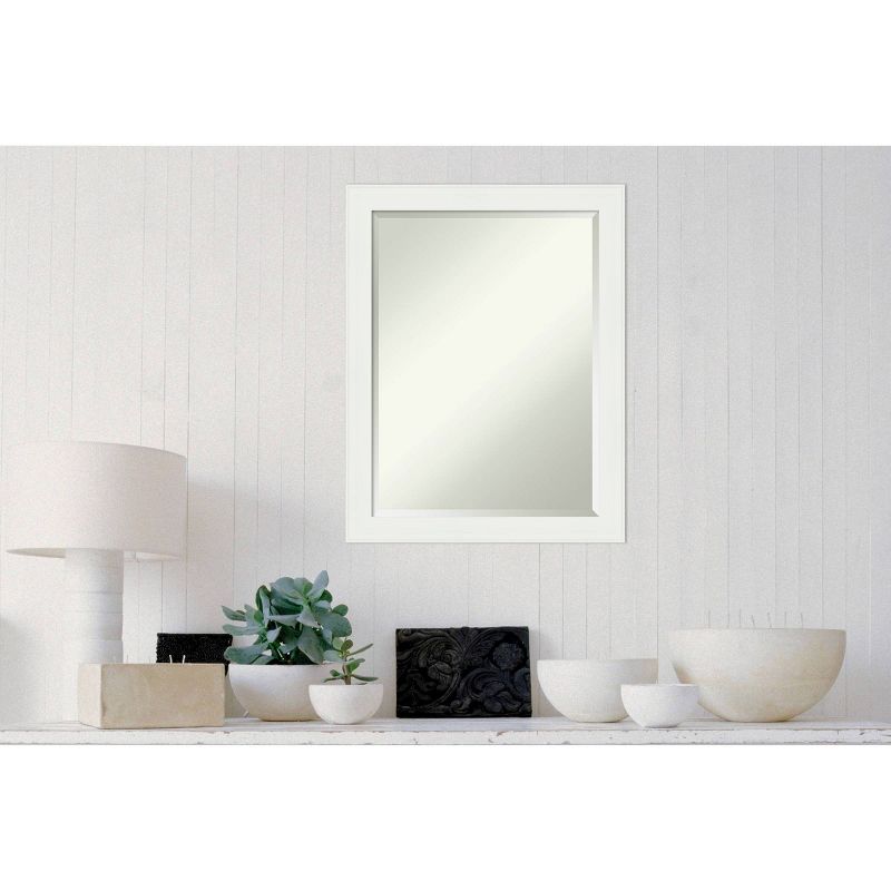 Vanity White Framed Bathroom Vanity Wall Mirror - Amanti Art, 5 of 10