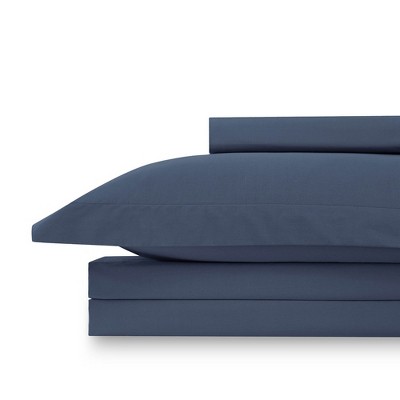 Navy Blue Full/Queen Ultra-Soft Microfiber Duvet Cover Set