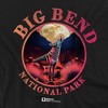 Men's Big Bend National Park Coyote In The Moonlight  Full Color Crewneck Sweatshirt - 2 of 4