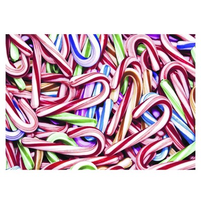 Toynk Candy Cane Collage 1000 Piece Jigsaw Puzzle : Target