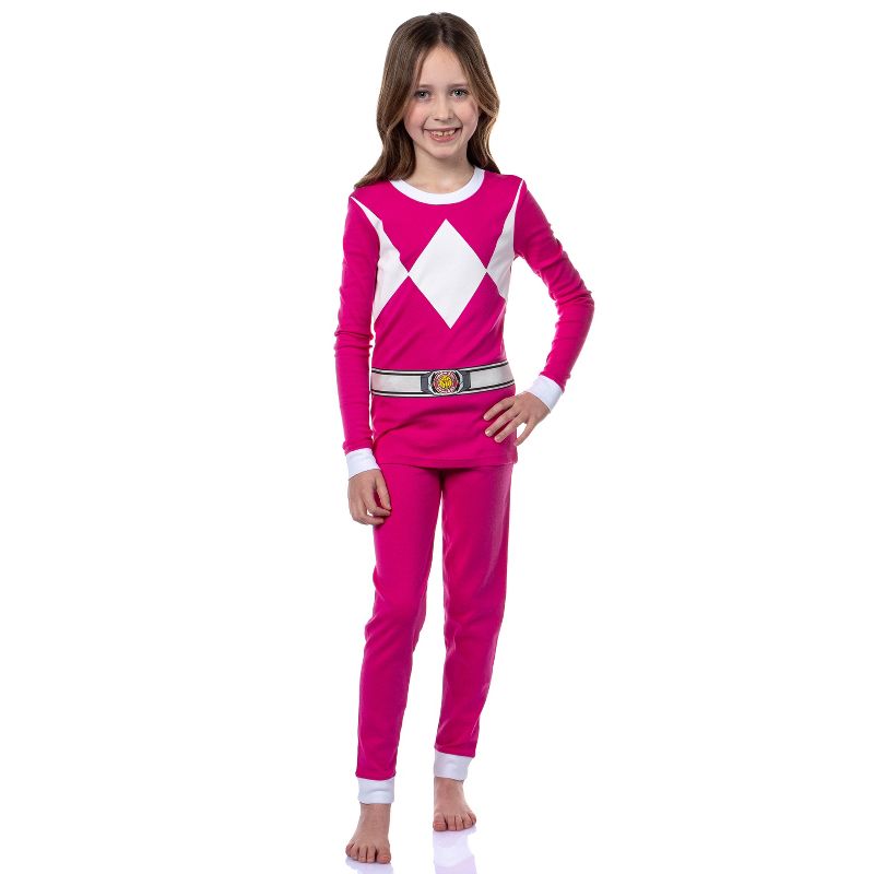 Power Rangers Boys' Red Ranger Classic Character Costume Sleep Pajama Set Red, 2 of 7