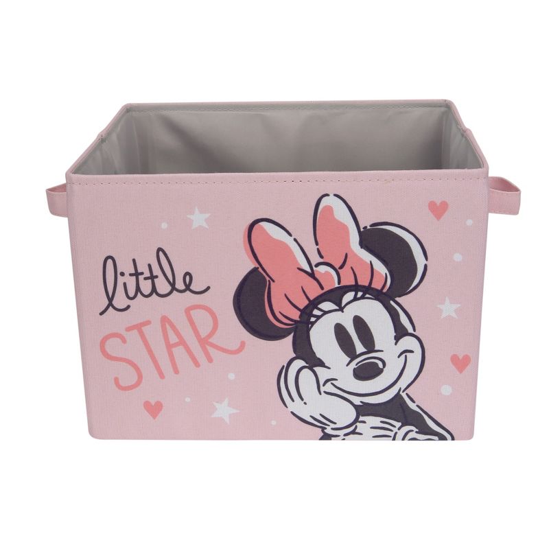 Lambs & Ivy Disney Baby Minnie Mouse Pink Foldable Storage Basket/Container/Bin, 2 of 5