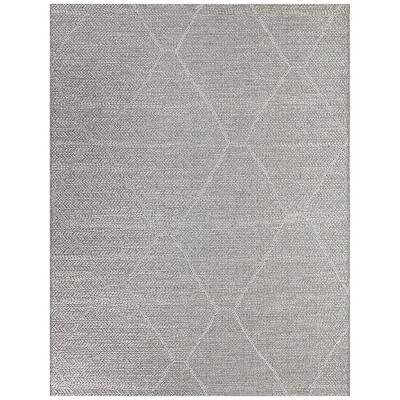 6' x 9' Graphic Steps Outdoor Rug Black - Threshold™