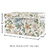 Sweet Jojo Designs Girl Fabric Storage Toy Bin Vintage Floral Blue and Yellow - 3 of 4