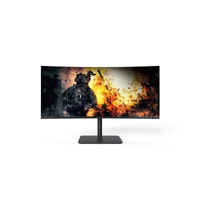 Acer 34HC5CUR - 34" AOPEN Monitor WQHD 3440x1440 VA 144Hz 1ms 300Nit HDMI - Manufacturer Refurbished