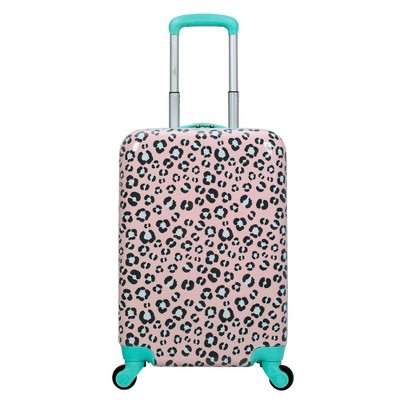 cheetah print suitcase