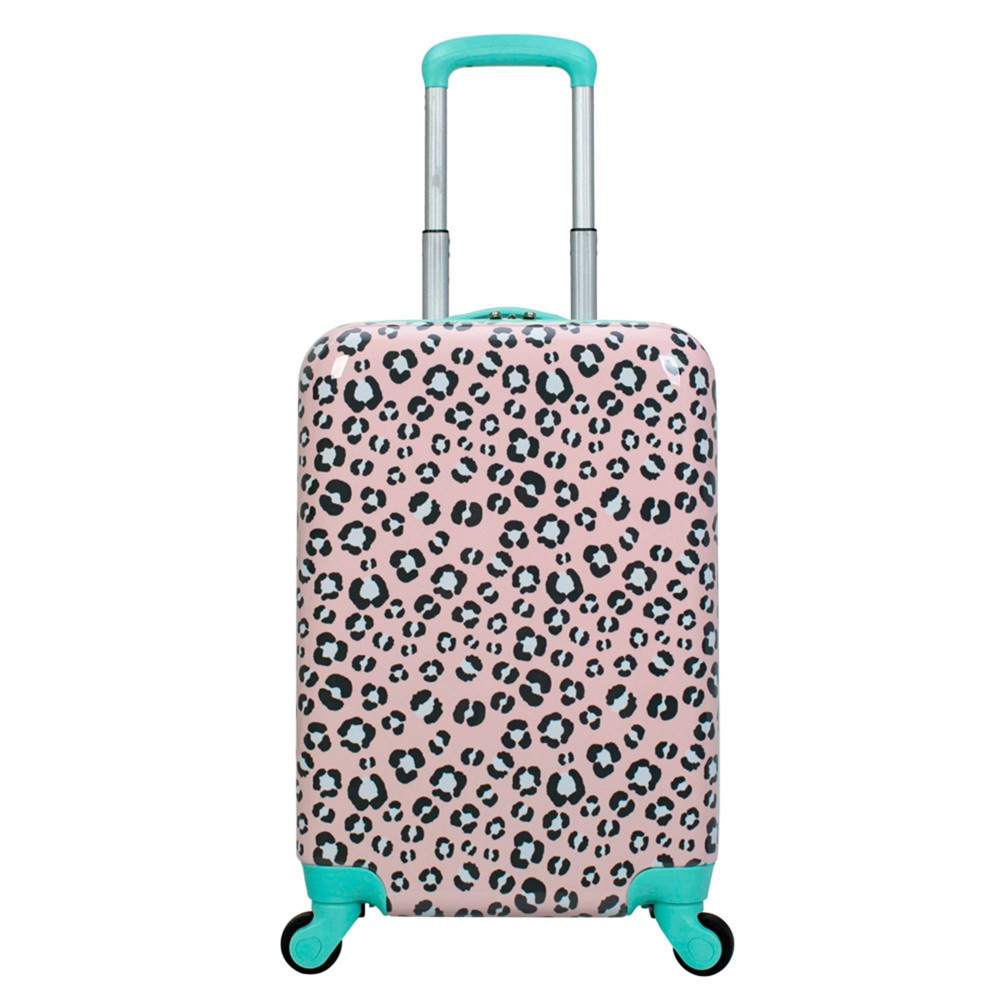 Photos - Luggage Crckt Kids' Hardside Carry On Spinner Suitcase - Animal Print