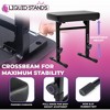 Liquid Stands Piano Keyboard Stand and Piano Bench  - X Style Adjustable Portable Sturdy Keyboard Piano Stand and Seat - Fits 54 61 88 Key Piano - 4 of 4