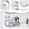 ATTOP Detachable 7 Slots Kids Toothbrush and Toothpaste Holde Drainage for Bathroom Accessories Organization Counter Vanity Storage, Wood - 4 of 4