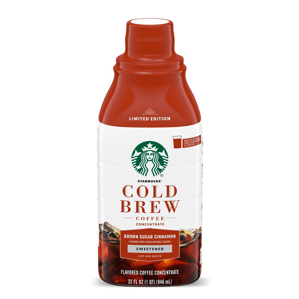 Photos - Coffee Starbucks Brown Sugar Cinnamon – Cold Brew Concentrate - 32oz 