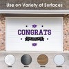 Big Dot of Happiness Purple Graduation Party Photo Backdrop - Wall Decals - 2 of 4