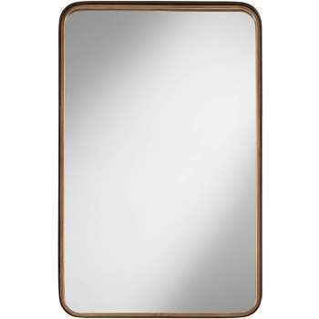 Infinity Rectangular Brass Wall Mirror 36x48 + Reviews
