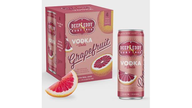 Deep Eddy Ruby Red Grapefruit RTD - 4pk/12 fl oz Cans, 2 of 7, play video