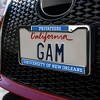 The University of New Orleans Mascot Full Size Standard License Plate Metal Frame - 3 of 4