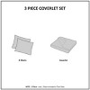 Sapphtopaz Comforter Set Bedding Quilt Set Simple Solid Color Reversible Quilt Set - 4 of 4