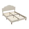 Lyngins Modern Bed Frame, Upholstered Platform Bed Frame with Adjustable Headboard (32.87”-37”), Linen Fabric Padded, Beds with Headboard - 4 of 4