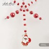 John Bead 8pcs Sweet & Petite 23x17mm Santa Small Christmas Holiday Charms - 3 of 4