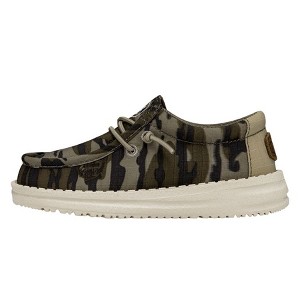 Hey Dude Wally Kids | Kid's Slip On Loafers | Comfortable & Light-Weight - 1 of 4