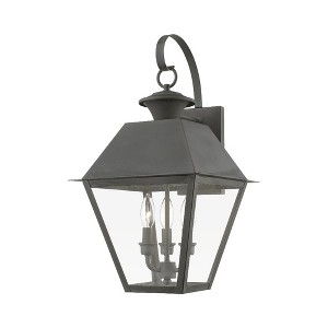 Livex Lighting Wentworth 3 - Light Wall Light in  Charcoal - 1 of 4