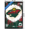 Trends International NHL Minnesota Wild - Maximalist Logo 23 Framed Wall Poster Prints - 3 of 4