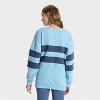 Women's Striped Oversized French Terry Crewneck Sweatshirt - JoyLab™ - 2 of 3