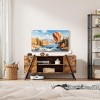 47 Inch TV Stands,Wood Entertainment Center with Adjustable Shelves and U-Shaped Metal Legs, Modern TV Console for Living Room Bedroom - 3 of 4