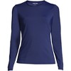 Lands' End Women's Long Sleeve Relaxed UPF 50 Rash Guard - 3 of 4