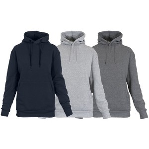 Blue Ice Women's Loose Fit Fleece Lined Pullover Hoodie-3 Pack - 1 of 2