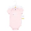 Hudson Baby Infant Girl Cotton Bodysuits, Daddys Princess Crown - 2 of 4