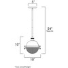 Maxim Lighting Portside 1 - Light Pendant in  Oil Rubbed Bronze/Antique Brass - 2 of 4