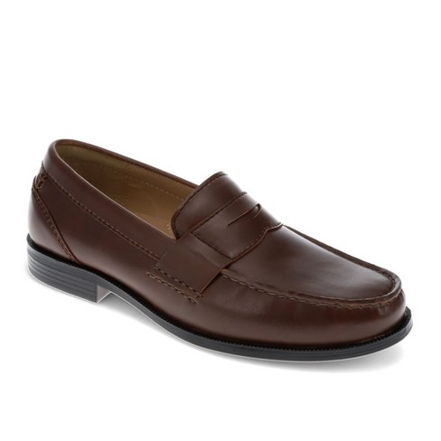 Dockers Mens Colleague Dress Penny Loafer Shoe Dark Brown Size 7 Target