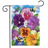 Pansies Spring Garden Flag 12.5 x 18 Briarwood Lane - 2 of 4