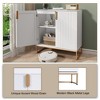Syemin Decorative Storage Cabinets, 2 Door Storage Cabinet Sideboard, Suitable for Living Room, Entryway and Kitchen Dining Room, - 4 of 4