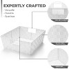Sorbus 3-Pack Storage Basket Set - Mesh Hand-Woven, Stackable Baskets for Shelves, Closets, Bathroom and More - 2 of 4