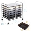 ECR4Kids 12-Drawer Mobile Organizer, Grey Ombre, 1 - 2 of 4