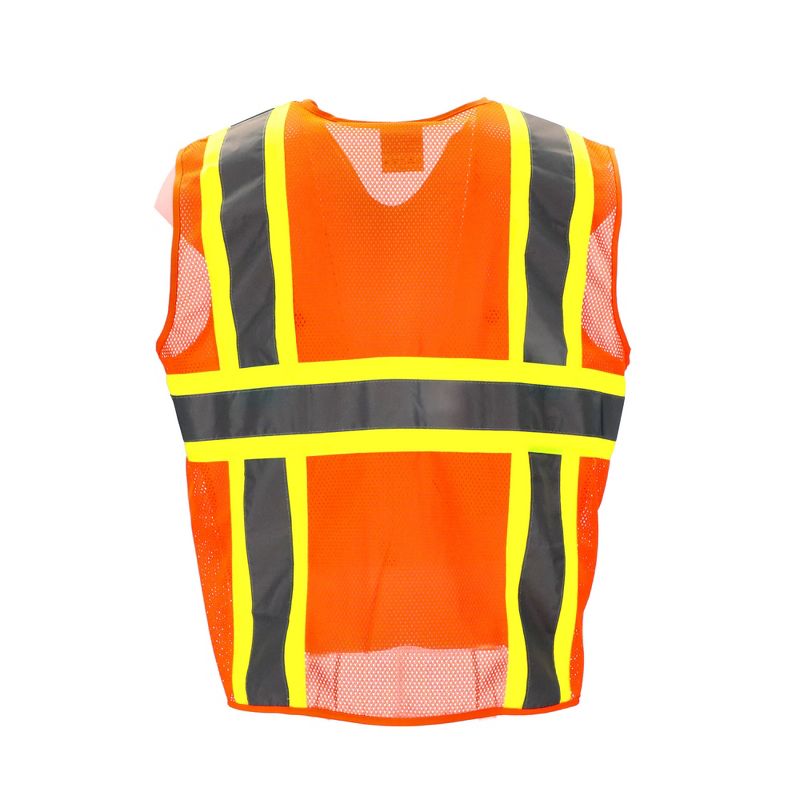 RefrigiWear Hi Vis Safety Orange Work Vest, 2 of 8