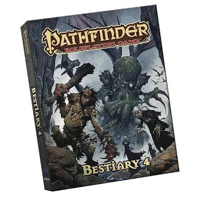 Pathfinder Roleplaying Game: Bestiary 4 Pocket Edition - by  Paizo Publishing (Paperback)