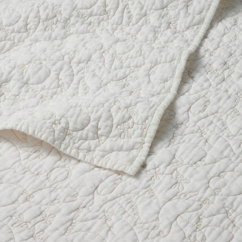 Dove Stitch Quilt Off-White - Opalhouse™ designed with Jungalow™, 4 of 10