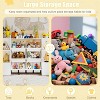 Toy Storage Organizer with 8 Removable Toy Bins, Toy Organizers and Storage, Large Toy Organizer Kids Bookshelf with 6 Storage Cubbies - 4 of 4