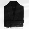 American Soft Linen, 100% Cotton Turkish Robes for Men, 1 Piece Soft Lightweight Adult Men's Bathrobes - 2 of 4