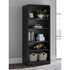 Signature Design by Ashley Rowanbeck 72" 5 Shelf Bookcase, Black - 2 of 4