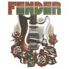 Men's Fender Roses Guitar Logo T-Shirt - 2 of 4