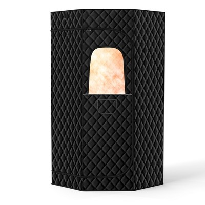 Real Relax Sauna Box Portable Steam Sauna for Home,3L 1500W Steamer,Large Folding Chair,Remote Control,Personal Steam Room for Spa,Gym